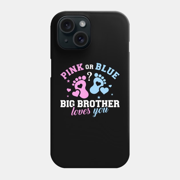 Gender reveal brother Phone Case by Eduardo