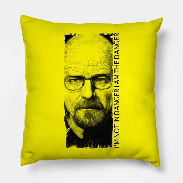 Walter White Pillow by JORDYGRAPH