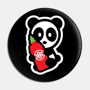 Hot Sauce Panda Pin