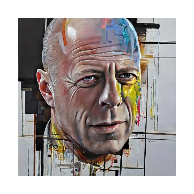 Digital painting of  Bruce by bogfl