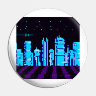 Pixel art cyberpunk cities 3 Pin