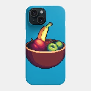 Fruit bowl pixel art Phone Case