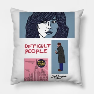 Difficult People as a Graphic Novel Fanart Pillow