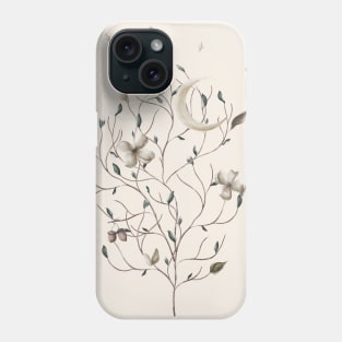 Moon and Twig Phone Case