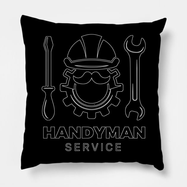 Handyman Pillow by neteor