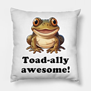 Toad-ally Awesome! Pillow