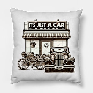 Vintage car Pillow