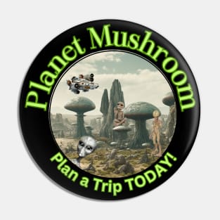 Mushroom Planet, Come Visit! Pin