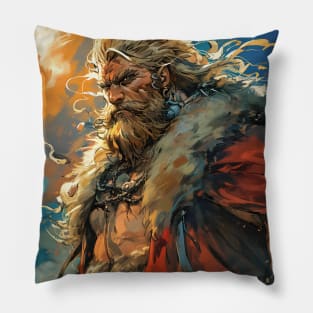 Saga of the Norse: Viking Exploration, Epic Tales, and Anime-Manga Heritage in Vinland Saga Art Pillow