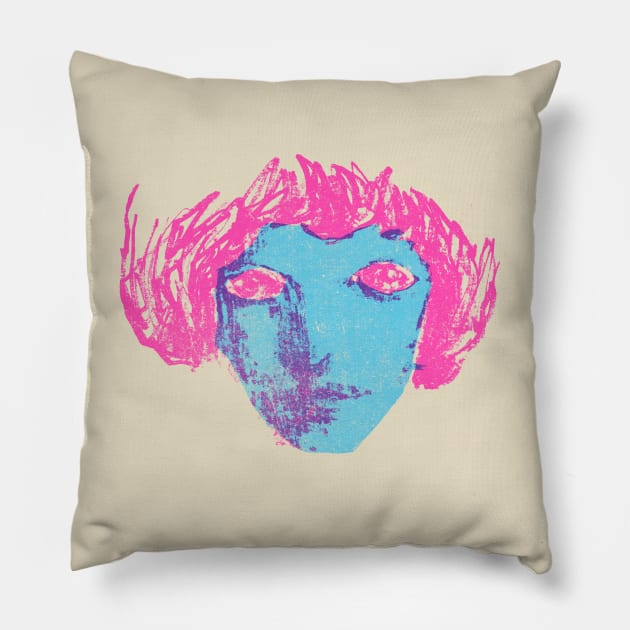 Eyes Without A Face Pillow by BertoMier