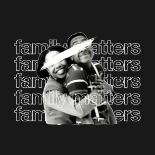 Family Matters - Laura Winslow & Steve Urkel | 90s Tv Sitcom T-Shirt