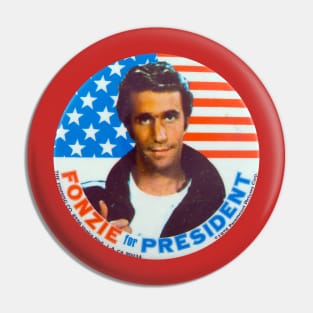 Fonzie For President Pin