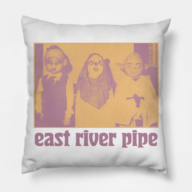 East River Pipe Fan Art Design Pillow by CultOfRomance