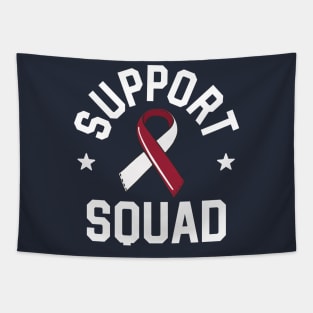 Oral Cancer Support Squad Head And Neck Cancer Awareness Tapestry