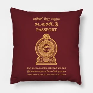 Sri Lanka passport Pillow