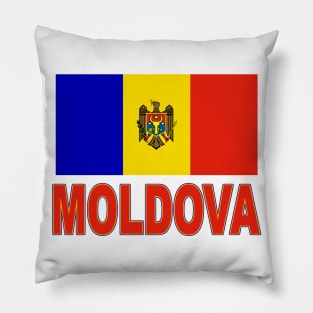 The Pride of Moldova - Moldovan Flag Design Pillow