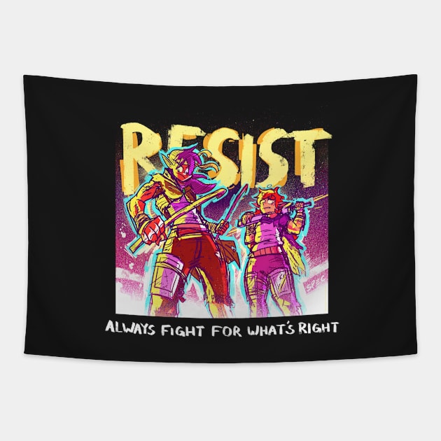 Resist Tapestry by Spectrumelf