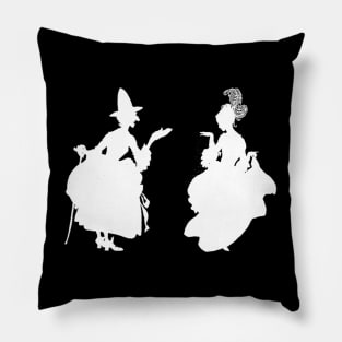 Arthur Rackham's Cinderella Silhouette Princess Ball Pillow