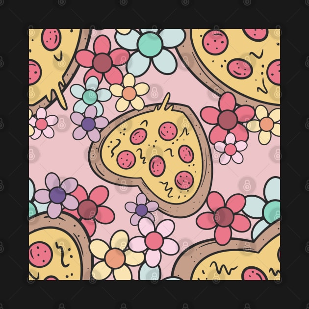 Pizza Love Pink by Milibella