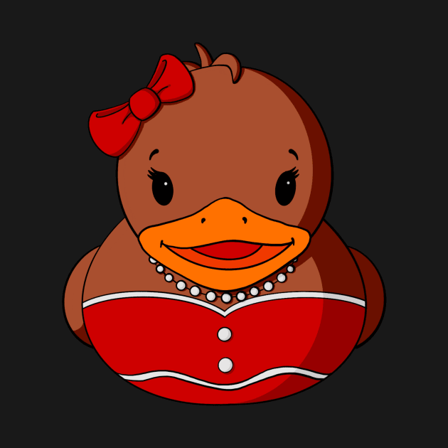 Gingerbread Girl Rubber Duck by Alisha Ober Designs