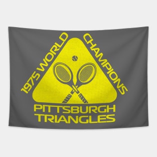 Defunct Pittsburgh Triangles WTT Champs 1975 Tapestry