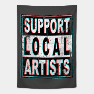 Support Local Artists Tapestry