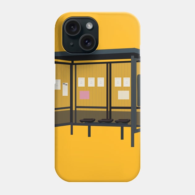 Dark bus stop Phone Case by guayguay