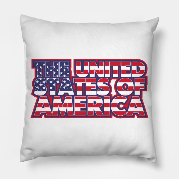 USA Design Pillow by CamcoGraphics