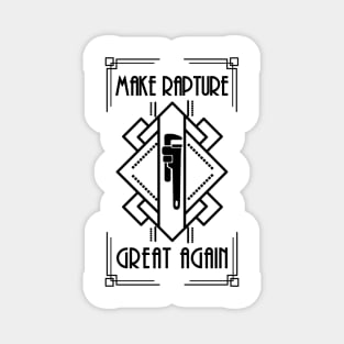 Art Deco Bioshock Make Rapture Great Again Magnet