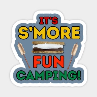 Campfire Happiness It's s'more fun camping Frit-Tees Magnet