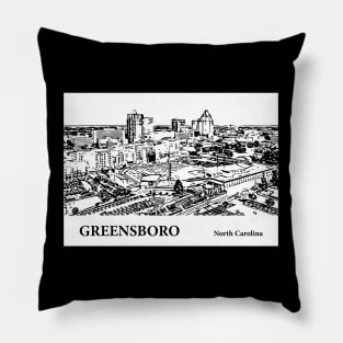 Greensboro - North Carolina Pillow