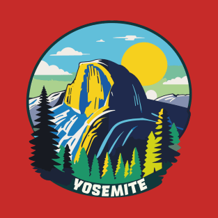 Hike Yosemite Half Dome T-Shirt