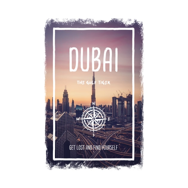 Dubai, United Arab Emirates, the gulf tiger city by psychoshadow