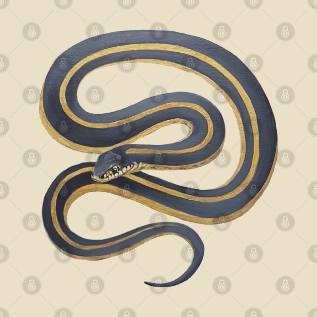 Garter Snake painting by EmilyBickell