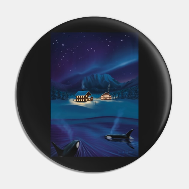 Christmas Dreaming Pin by dtipaints