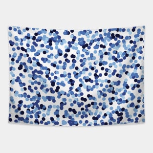 Color Rain Blue Tapestry