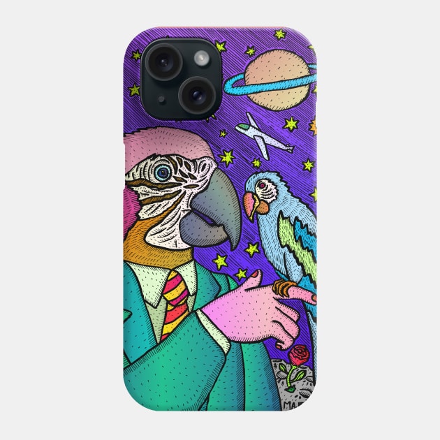 Guacamaya Phone Case by Majenye