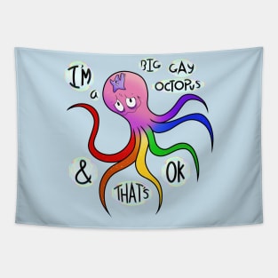 Big Gay Octopus Tapestry