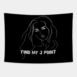 Find my J Point Tapestry