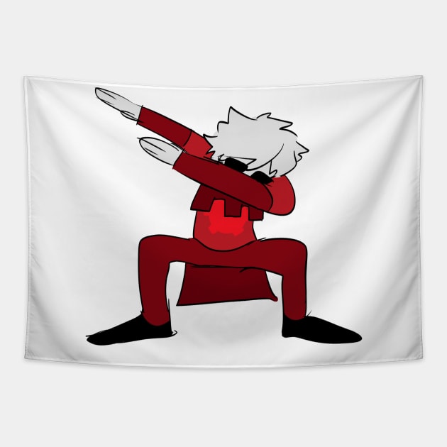 dave strider doing da epic dab Tapestry by borkb