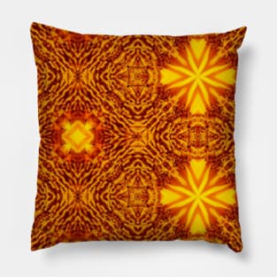 Golden Yellow Sunflower Pattern 9 Pillow