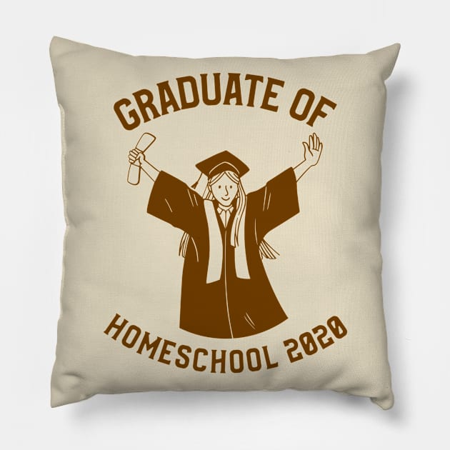 Graduate of Homeschool Pillow by teecloud