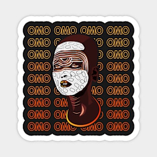 omo tribe Magnet