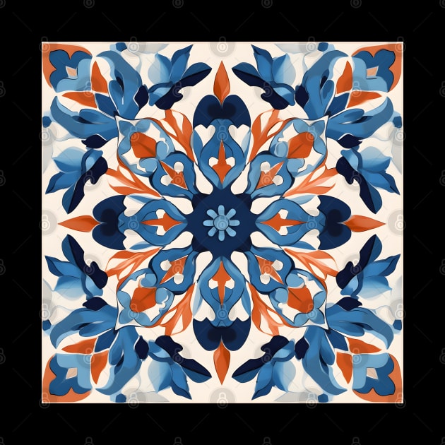 Floral Geometric Vintage by ilhaamindra