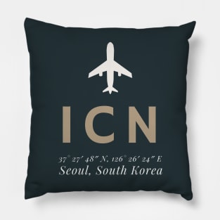 ICN Incheon Airport Korea Pillow