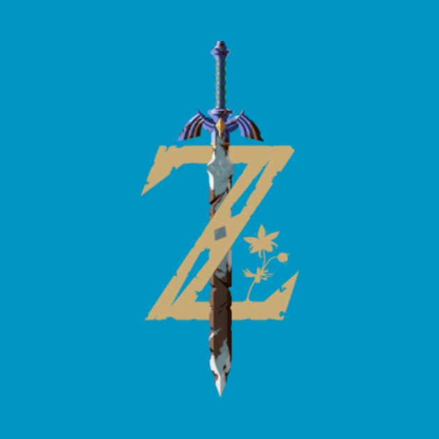 The Legend Of Zelda Breath Of The Wild Master Sword Logo Pocket Shirt
