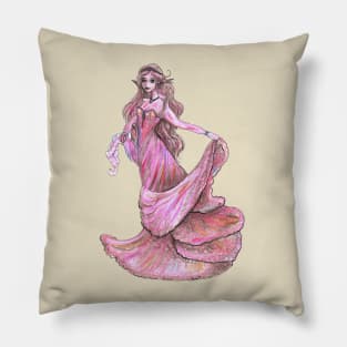 Petal Rose Fairy Faery Fairies Woman Girl Royal Princess Lady Queen Pillow