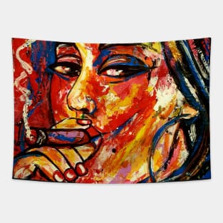 The cigar smoker Tapestry