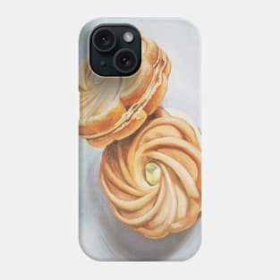 Lemon Cookies still life painting Phone Case