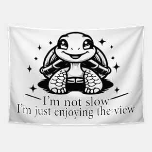 funny turtle I’m not slow, I’m just enjoying the view Tapestry